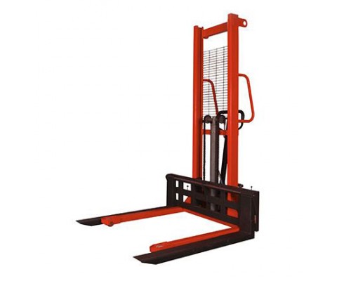 Гидравлический штабелер с широкими опорными лапами HS16-W Oxlift 1600 мм 1500 кг