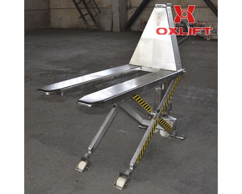 Ножничная тележка с гальваническим покрытием OXH-10Gal Oxlift 1000 кг