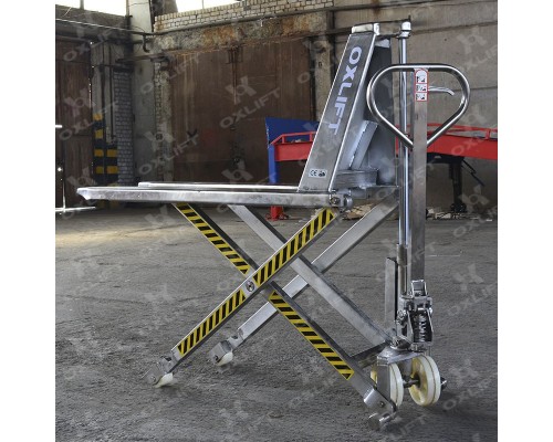 Ножничная тележка с гальваническим покрытием OXH-10Gal Oxlift 1000 кг