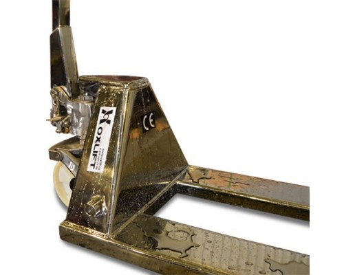 Гидравлическая тележка из нержавеющей стали OX25-Steel Oxlift 2500 кг