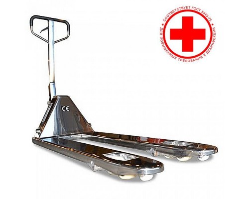 Гидравлическая тележка из нержавеющей стали OX 25-S304 Oxlift 2500 кг