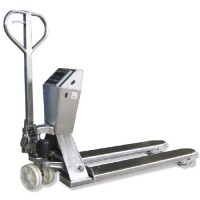 Гидравлическая тележка из нержавеющей стали с весами OXSS20 Oxlift 2000 кг