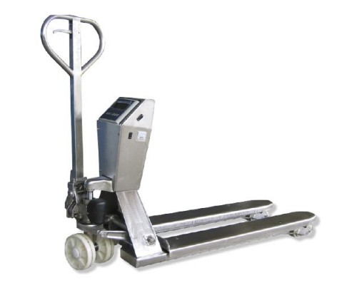 Гидравлическая тележка из нержавеющей стали с весами OXSS20 Oxlift 2000 кг