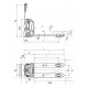 Самоходная электротележка TX15-Easy Li-ion Oxlift 1500 кг