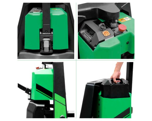 Тележка самоходная электрическая TX 20LH LI-ION Oxlift 2000 кг