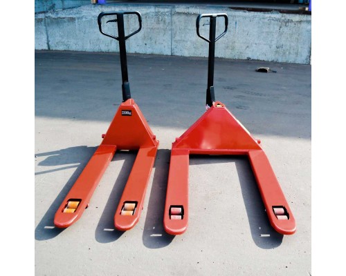 Широковильная гидравлическая тележка OX25-PU115(W850) Oxlift
