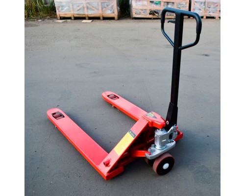 Широковильная гидравлическая тележка OX25-PU115(W850) Oxlift