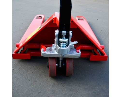 Широковильная гидравлическая тележка OX25-PU115(W850) Oxlift