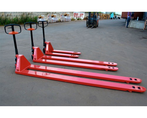 Длинновильная гидравлическая тележка OX50-250 Oxlift 2,5 м 5 т