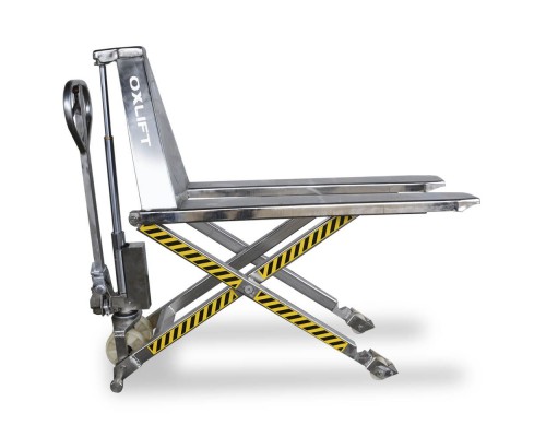Ножничная тележка из нержавеющей стали OXH-10Steel Oxlift 1000 кг