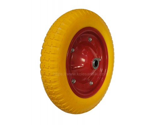 Колесо пенополиуретановое PU1301-16 (SI) (3.00-8)
