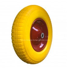 Колесо пенополиуретановое PU1602-20 (SI) (4.80/4.00-8)