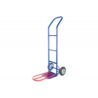 Тележка грузовая двухколесная КГ 150 П с откидной платформой литые колеса 200 мм