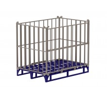 Каркасное ограждение оцинкованное ОПК 1 цинк для паллеты 800x1200