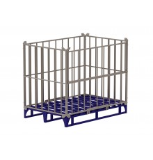 Каркасное ограждение оцинкованное ОПК 1 цинк для паллеты 800x1200