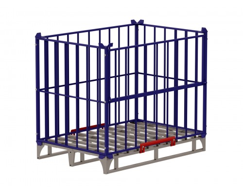 Каркасное ограждение ОПК 1 для поддона 800x1200 мм