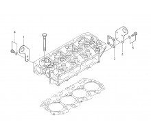 Головка блока цилиндров ГБЦ Mitsubishi S4Q2 32C01-11041