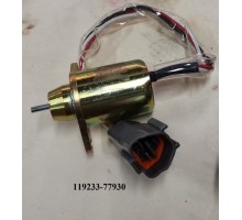 Клапан э/м остановки двигателя Yanmar 119233-77930
