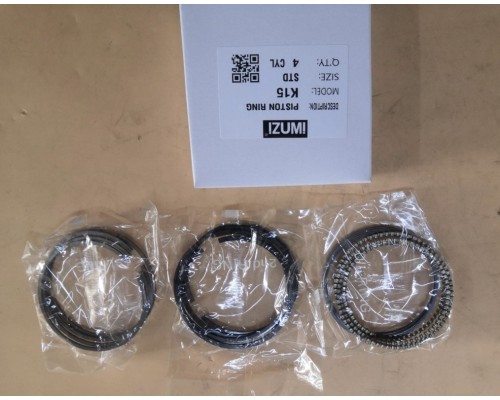 Кольца поршневые (комплект на двс) для двигателя Nissan H15 STD/R1 (12033-FU310) погрузчика